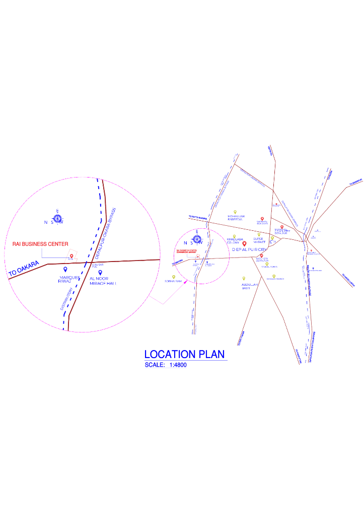 Official Location Plan Scale 1:4800 Rai Business Center